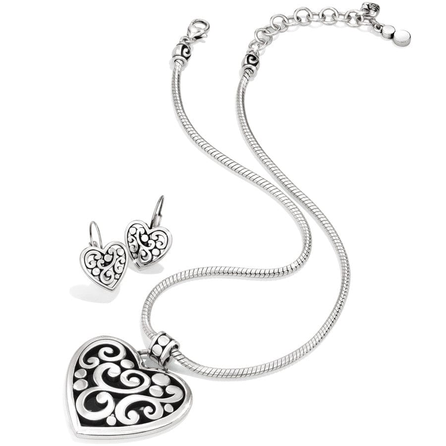 Contempo Heart Necklace silver 4