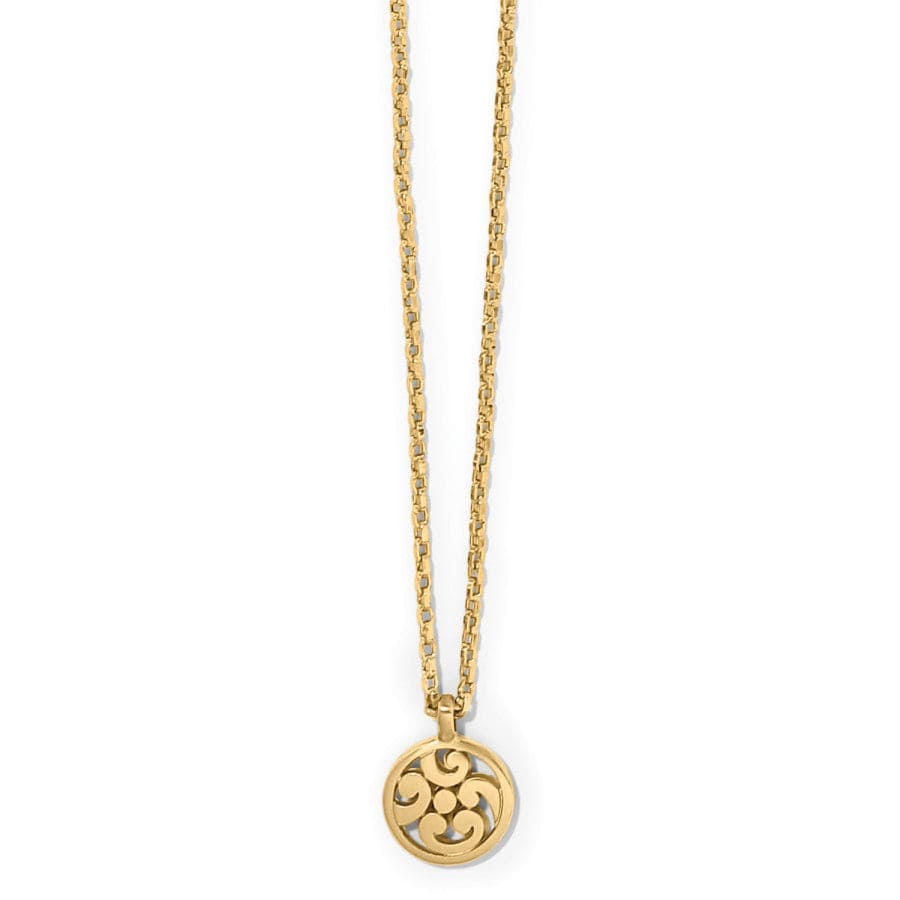 Contempo Medallion Petite Necklace gold 1
