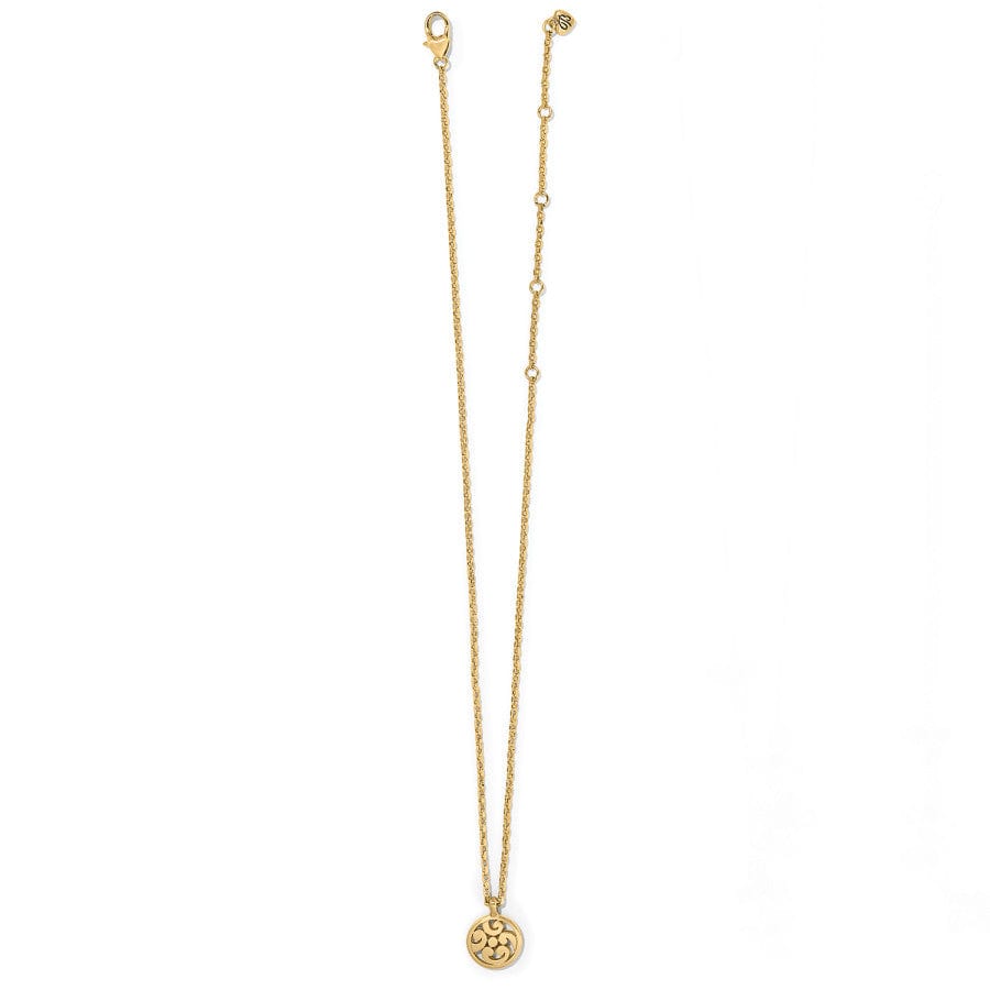 Contempo Medallion Petite Necklace gold 3
