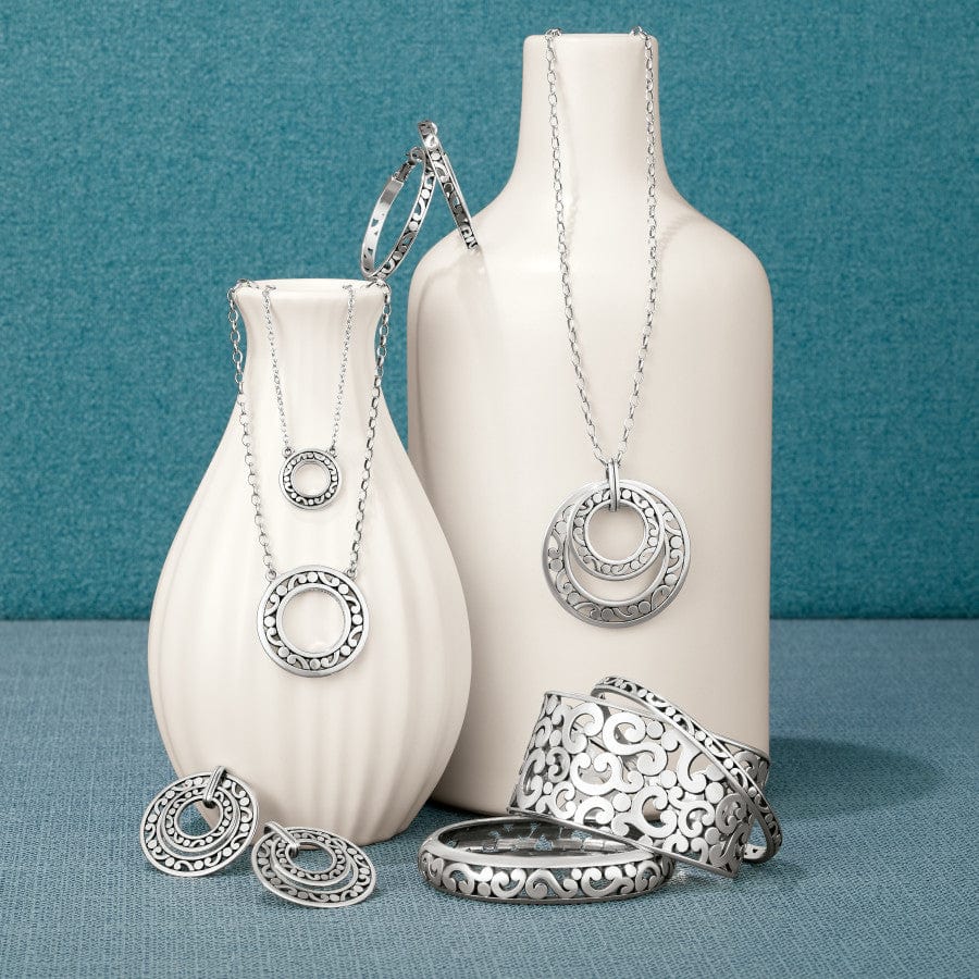 Contempo Open Ring Convertible Long Necklace