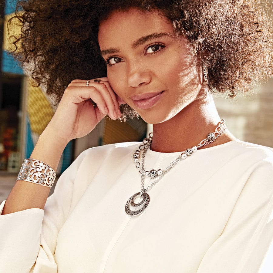 Contempo Open Ring Convertible Long Necklace
