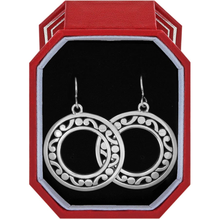 Contempo Open Ring French Wire Earrings Gift Box