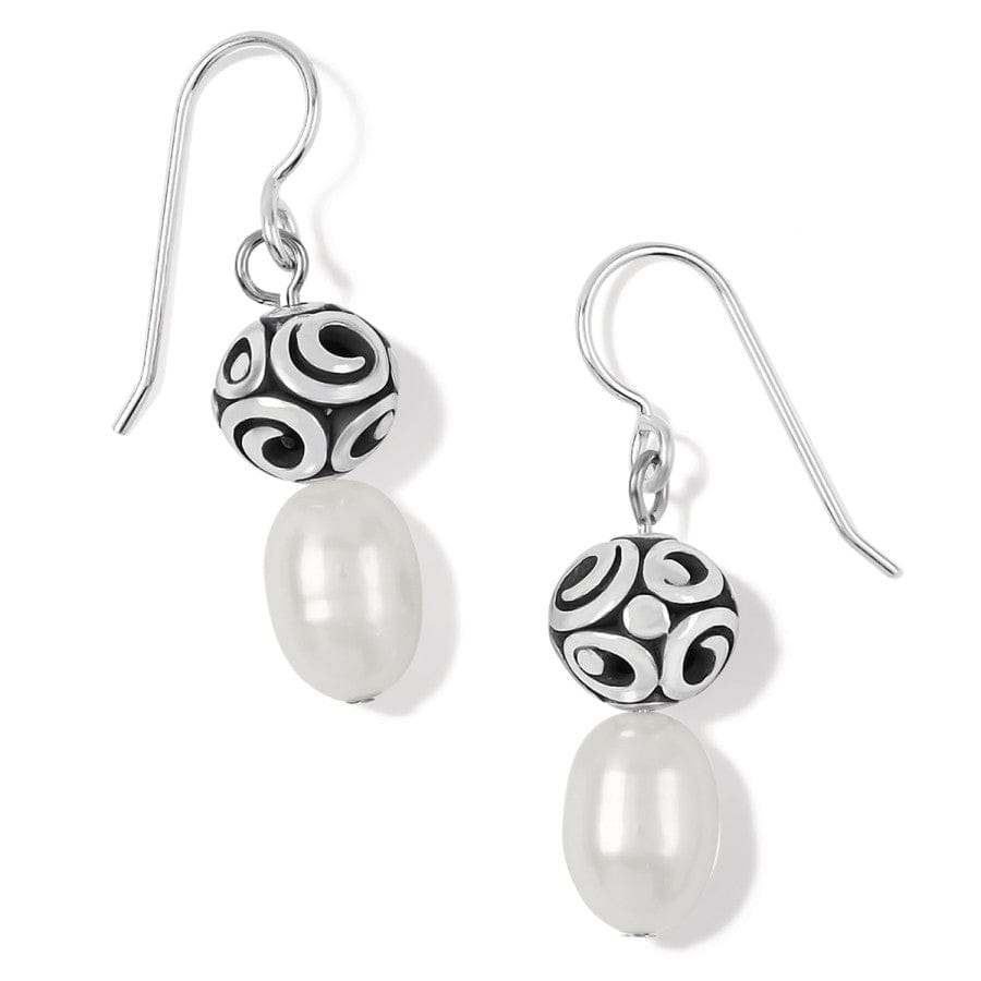 Contempo Pearl French Wire Earrings silver-pearl 1