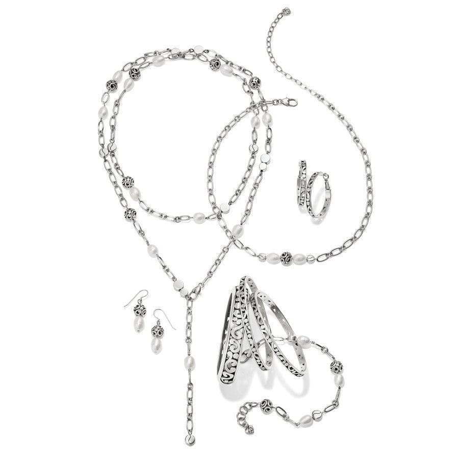 Contempo Pearl Short Necklace silver-pearl 3