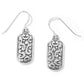 Contempo Token Tag French Wire Earrings