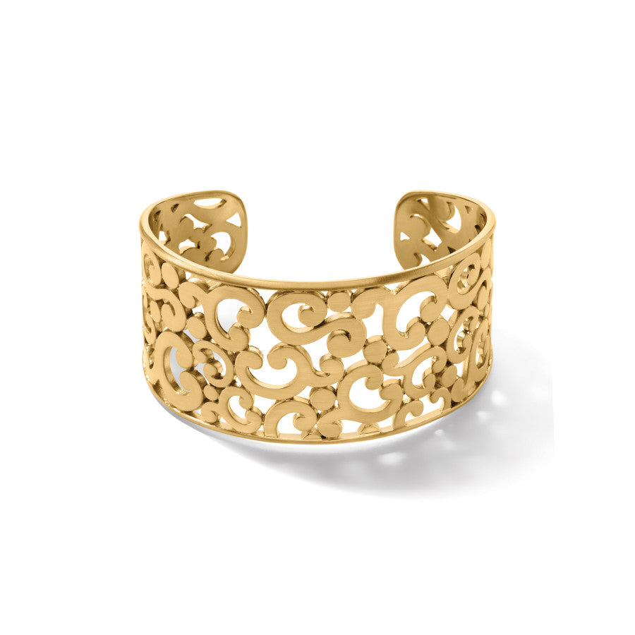 Contempo Wide Cuff Bracelet gold 1
