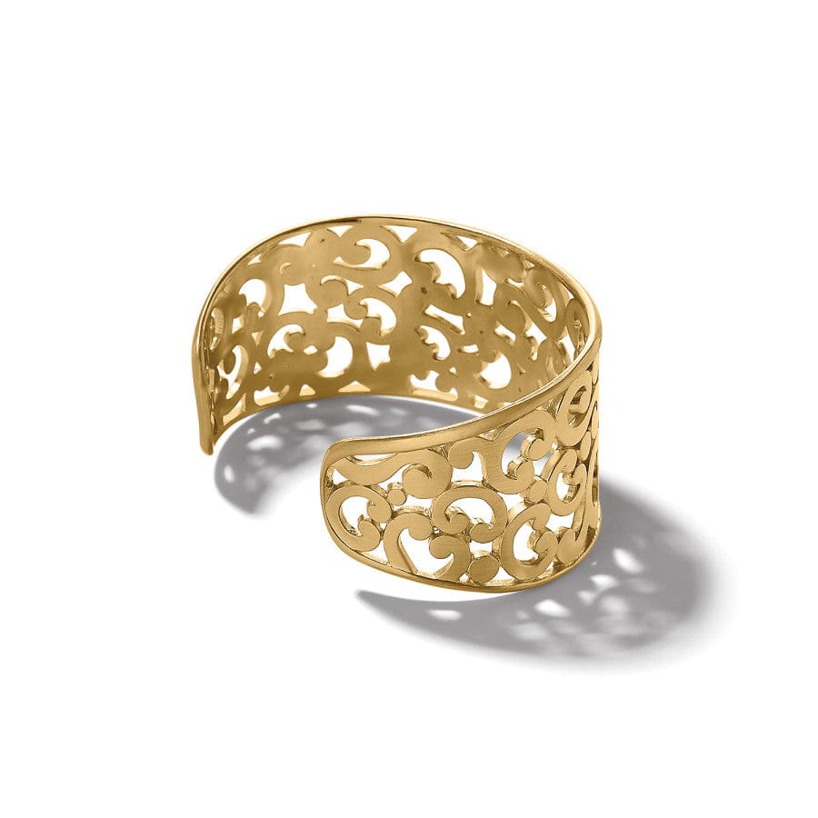 Contempo Wide Cuff Bracelet gold 2