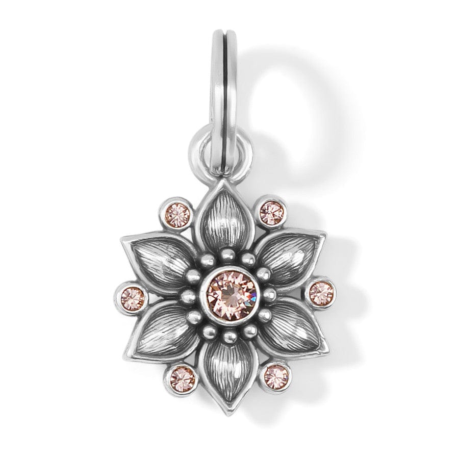 Cora Flower Charm silver 1