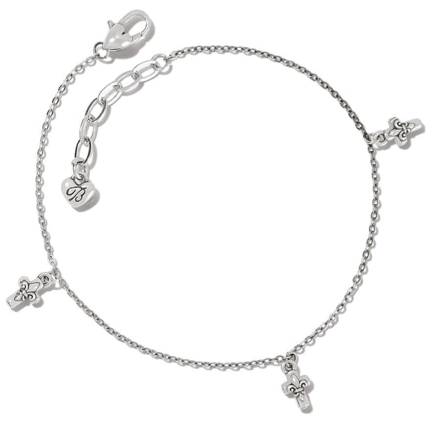 Cross Anklet silver 1