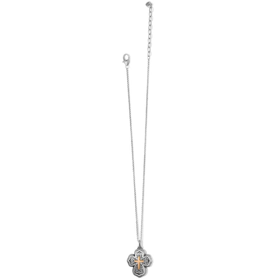 Crossroads Cross Necklace silver-gold 2