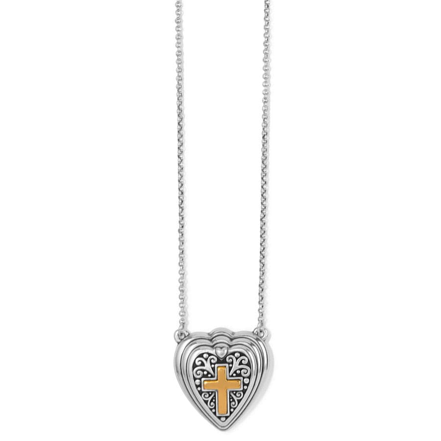 Crossroads Heart Necklace silver-gold 1