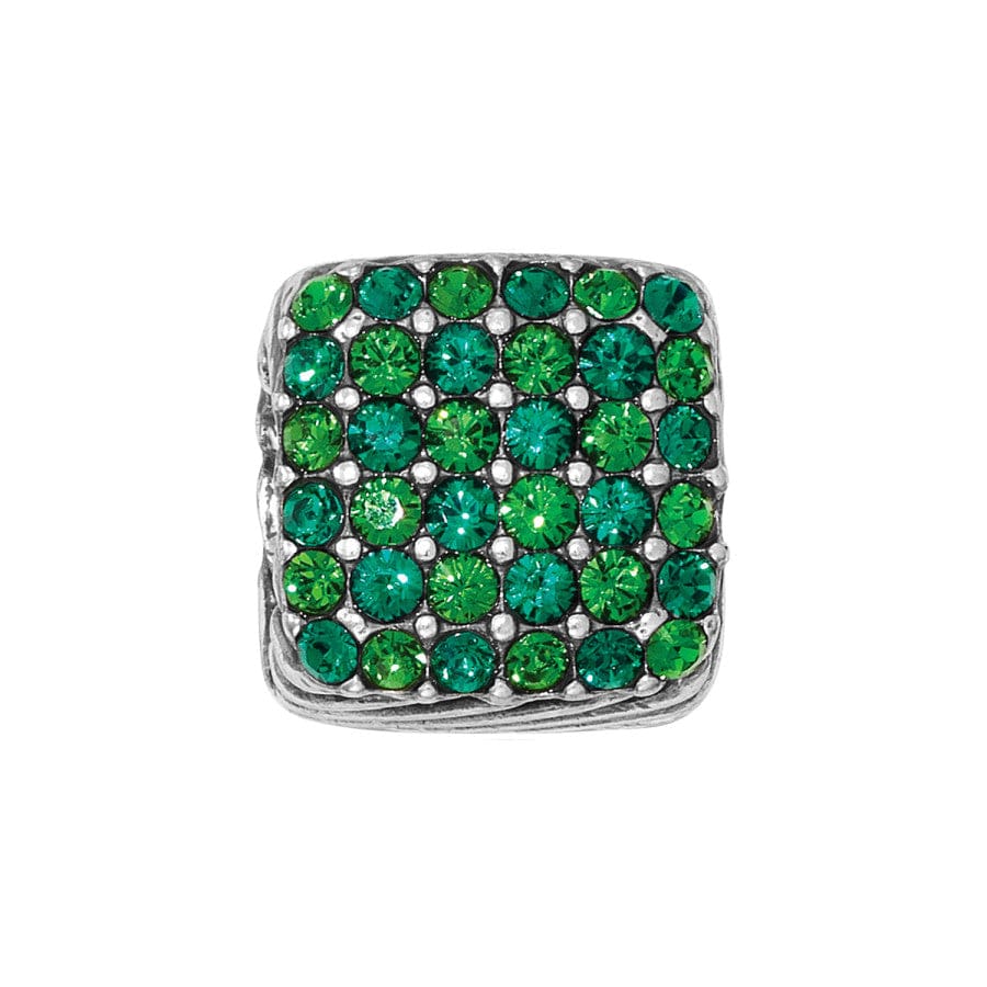 Cubix Bead silver-green 1