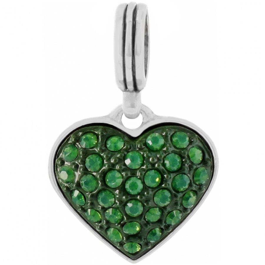 Cupid's Kiss Charm silver-green 4