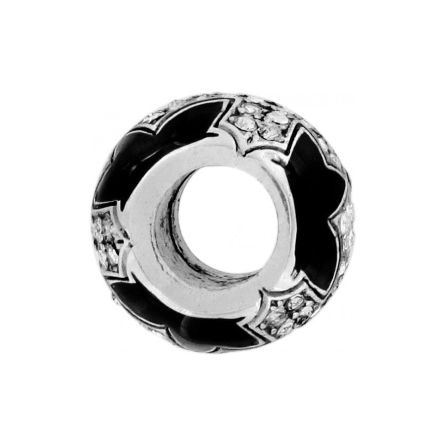 Dazzle Cross Bead silver-black 2