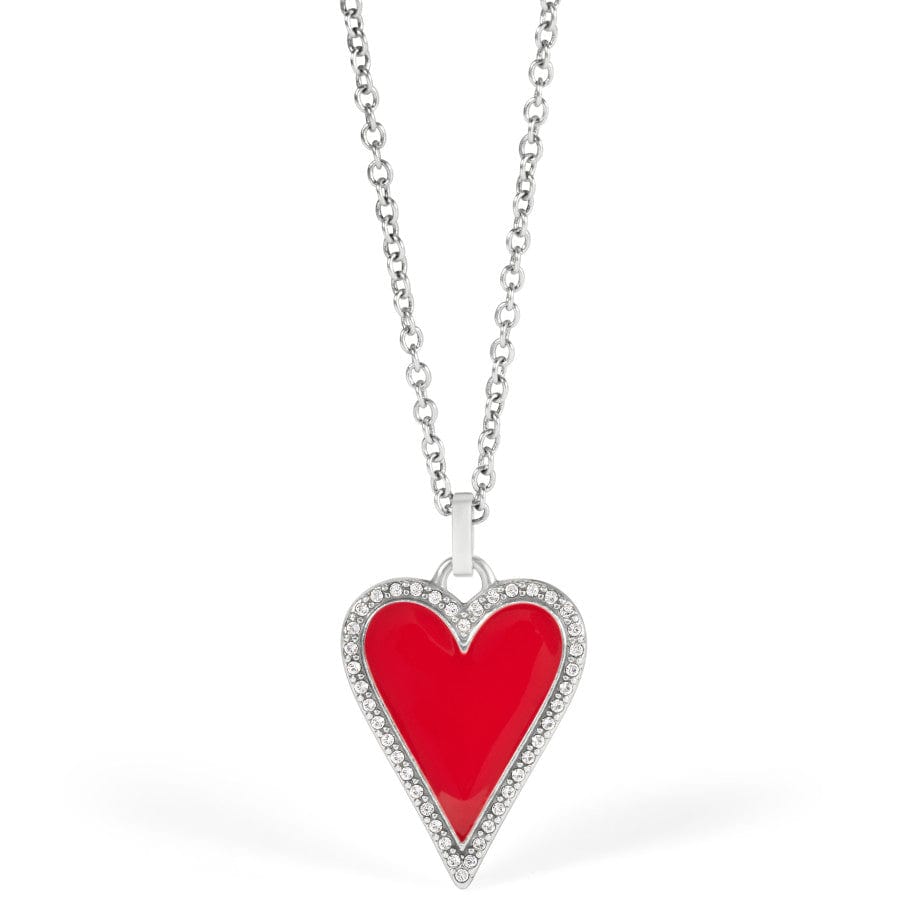 Dazzling Love Necklace silver-red 1