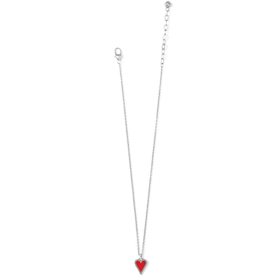 Dazzling Love Petite Necklace silver-red 7