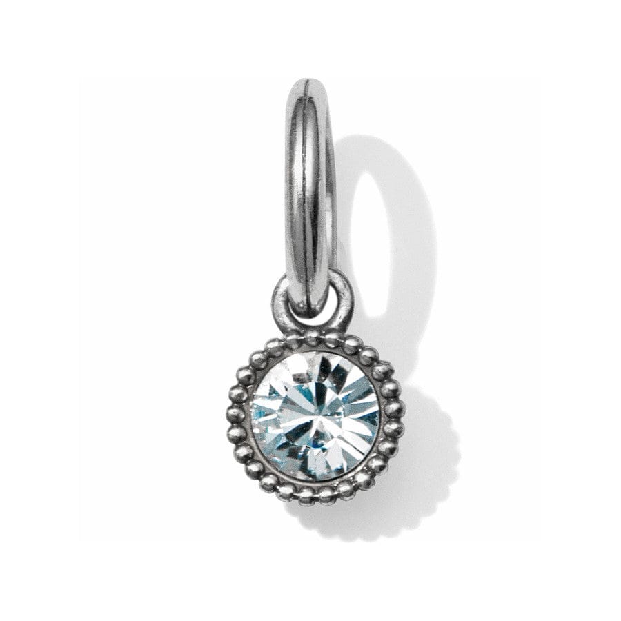 Dazzling Love White Heart Charm Necklace