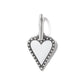 Dazzling Love White Heart Charm Necklace