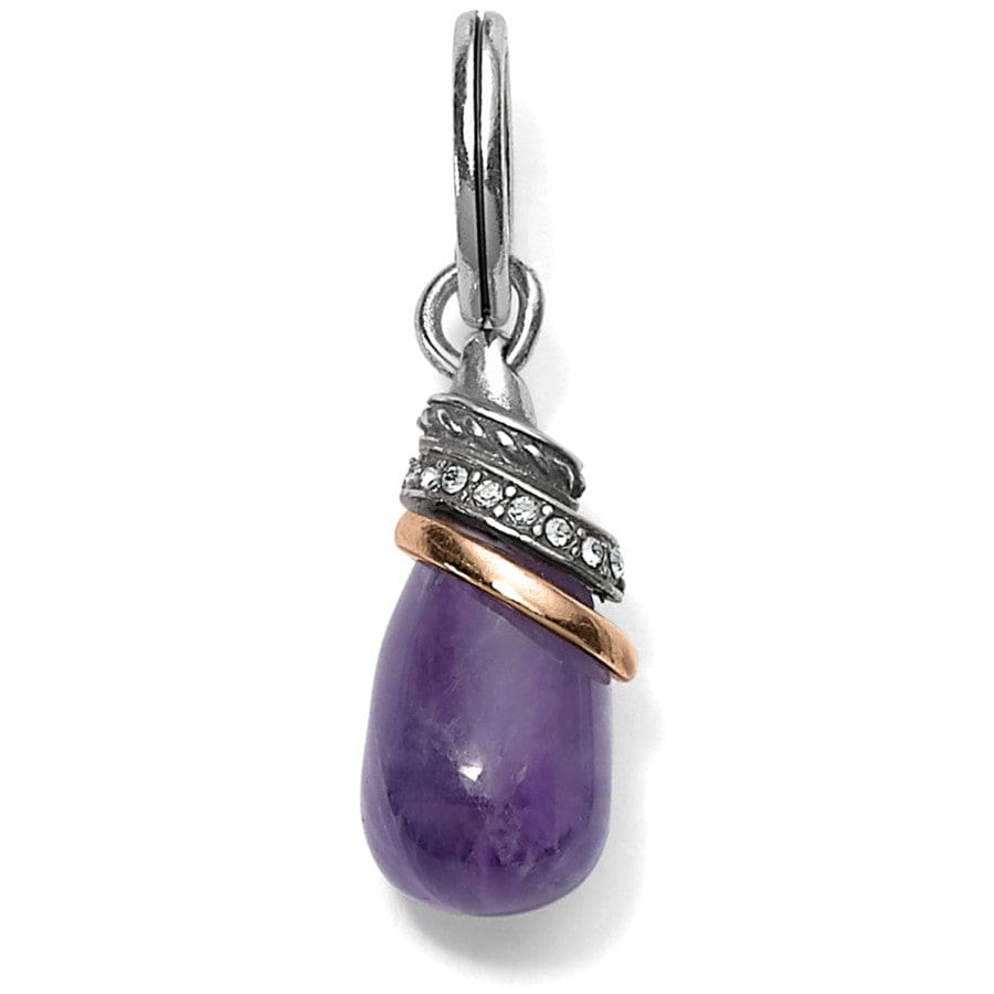 Deco Amethyst Necklace silver-purple 2