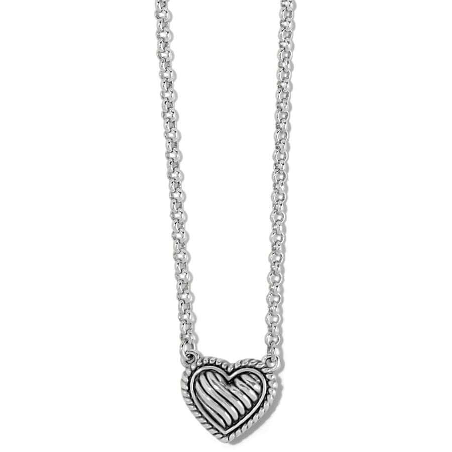 Del Rio Heart Necklace silver 1