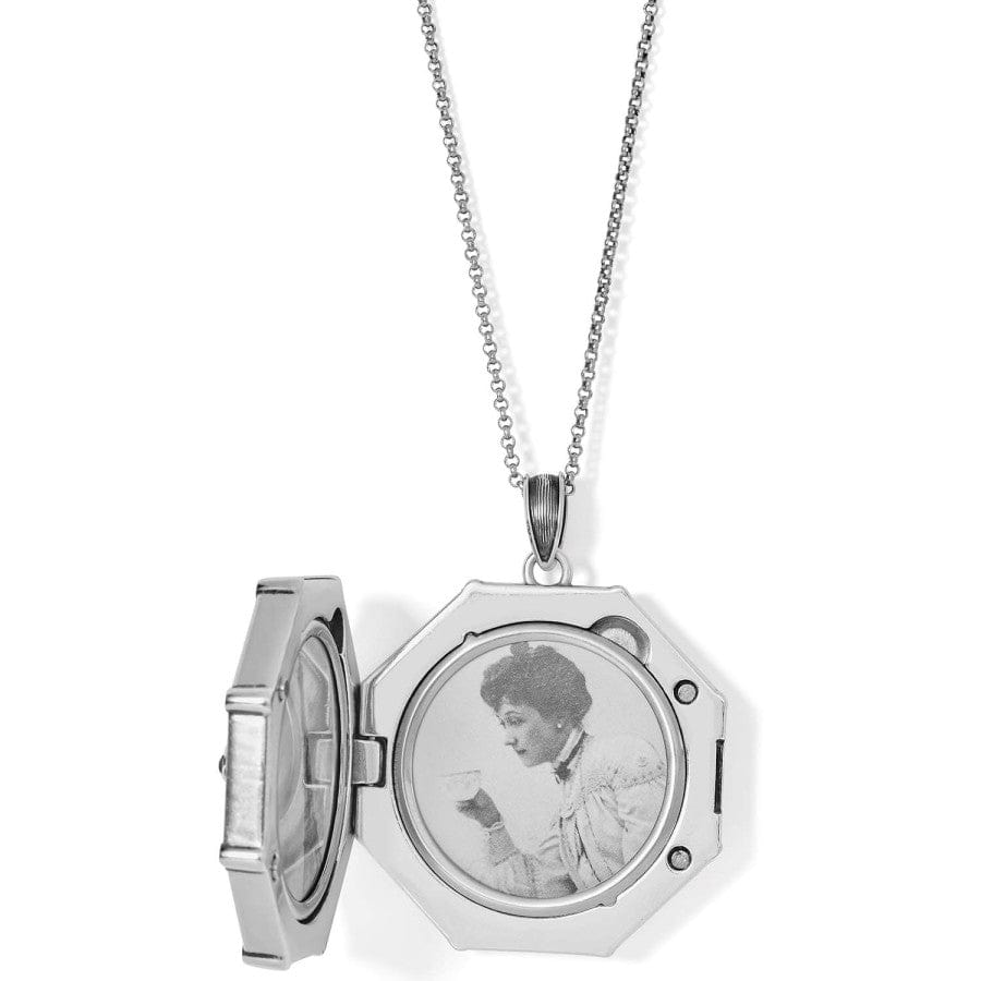 Dynasty Convertible Locket Necklace silver-gold 2