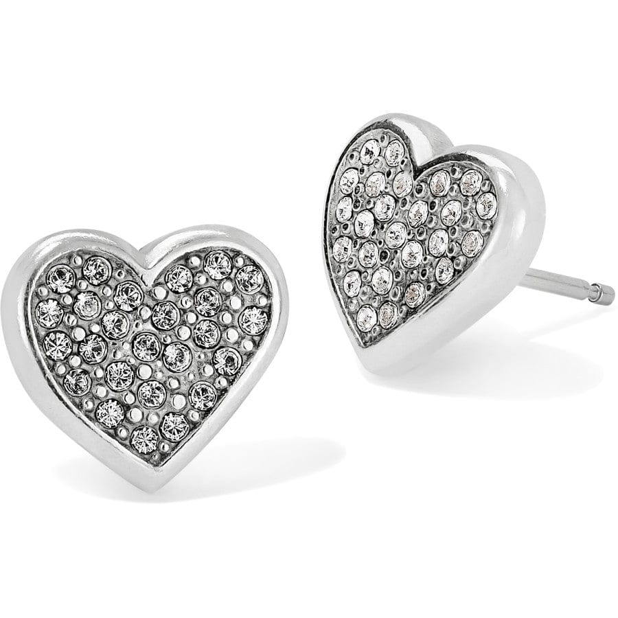 Eden Hearts Mini Post Earrings silver 1