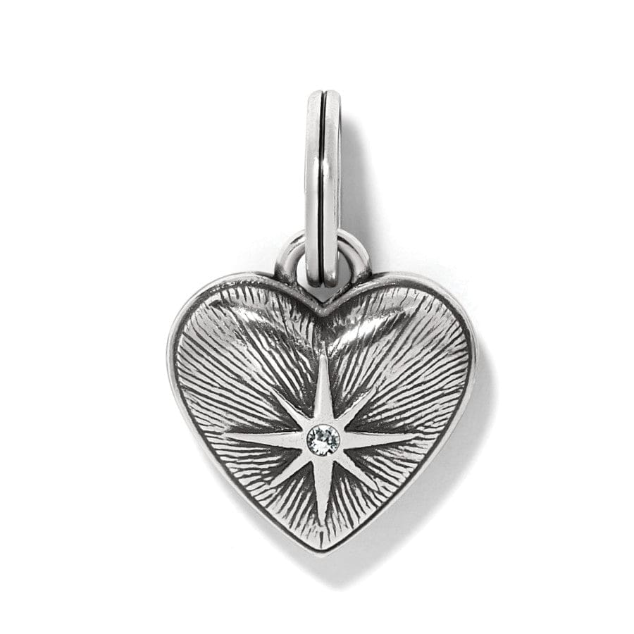 Elara Heart Charm silver-red 2