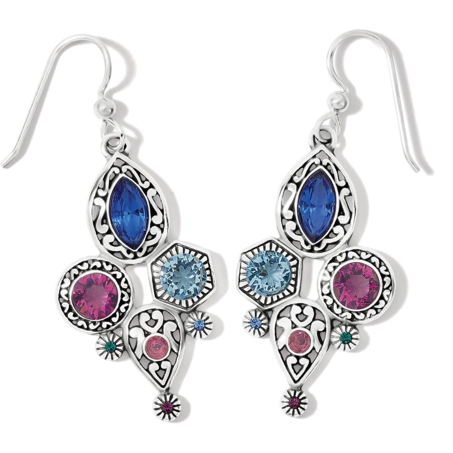 Elora Gems Cubist French Wire Earrings - Brighton
