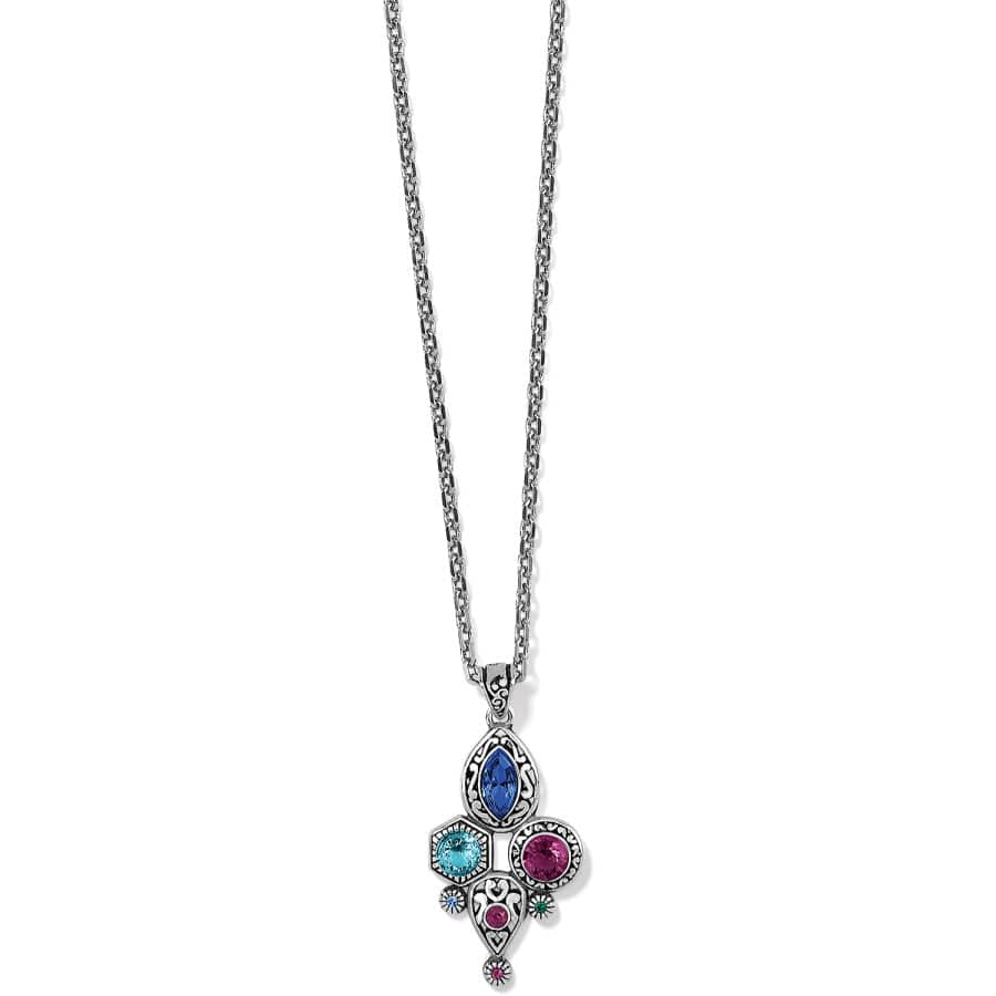 Elora Gems Cubist Necklace silver-multi 1