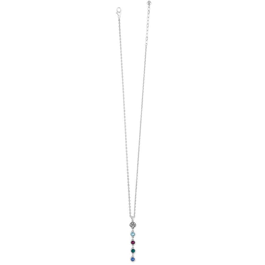 Elora Gems Dots Y Necklace silver-multi 2