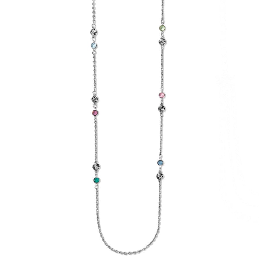 Elora Gems Drops Long Necklace