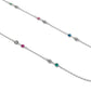 Elora Gems Drops Long Necklace
