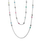 Elora Gems Drops Long Necklace