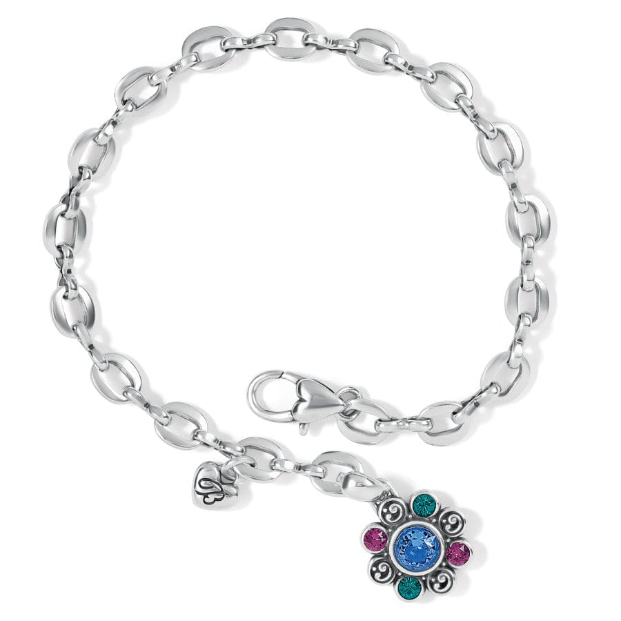 Elora Gems Flower Bracelet silver-multi 1