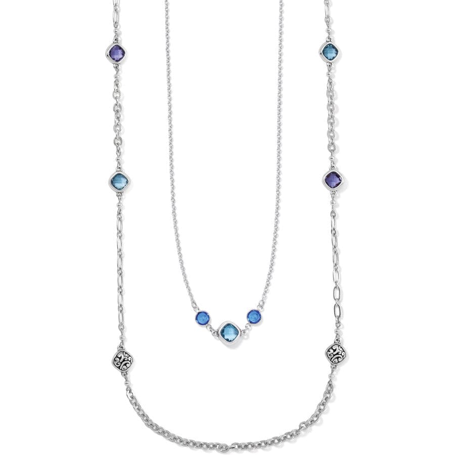 Elora Gems Sky Necklace Gift Set silver-blue 1