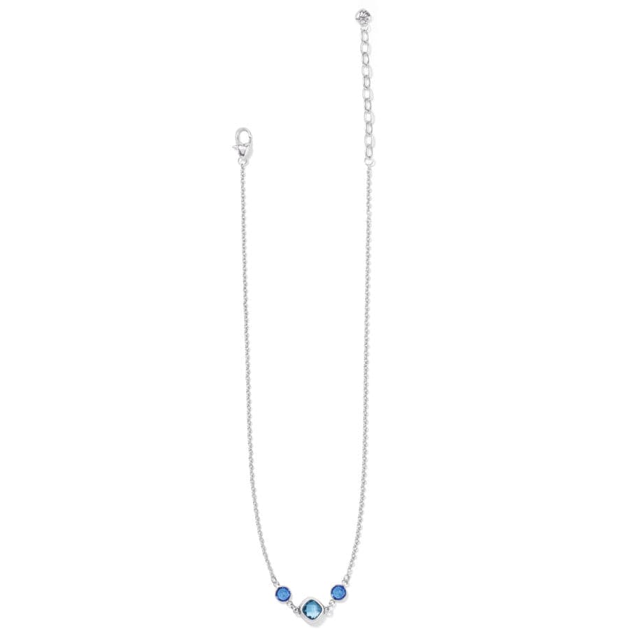 Elora Gems Sky Necklace Gift Set silver-blue 2