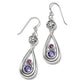 Elora Gems Teardrop French Wire Earrings