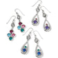 Elora Gems Teardrop French Wire Earrings
