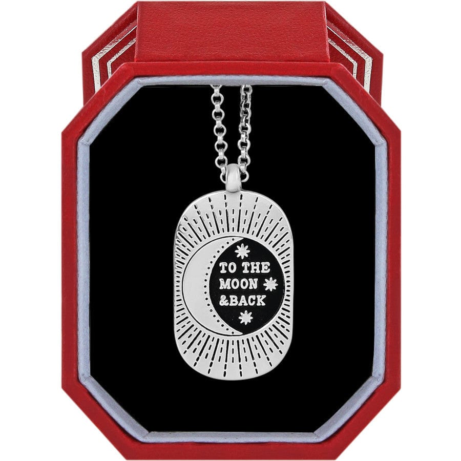 Emblem Moon Necklace Gift Box