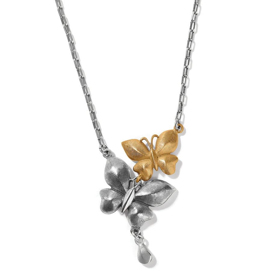 Everbloom Flutter Necklace gold-silver 2