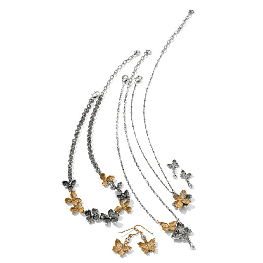 Everbloom Flutter Necklace gold-silver 4