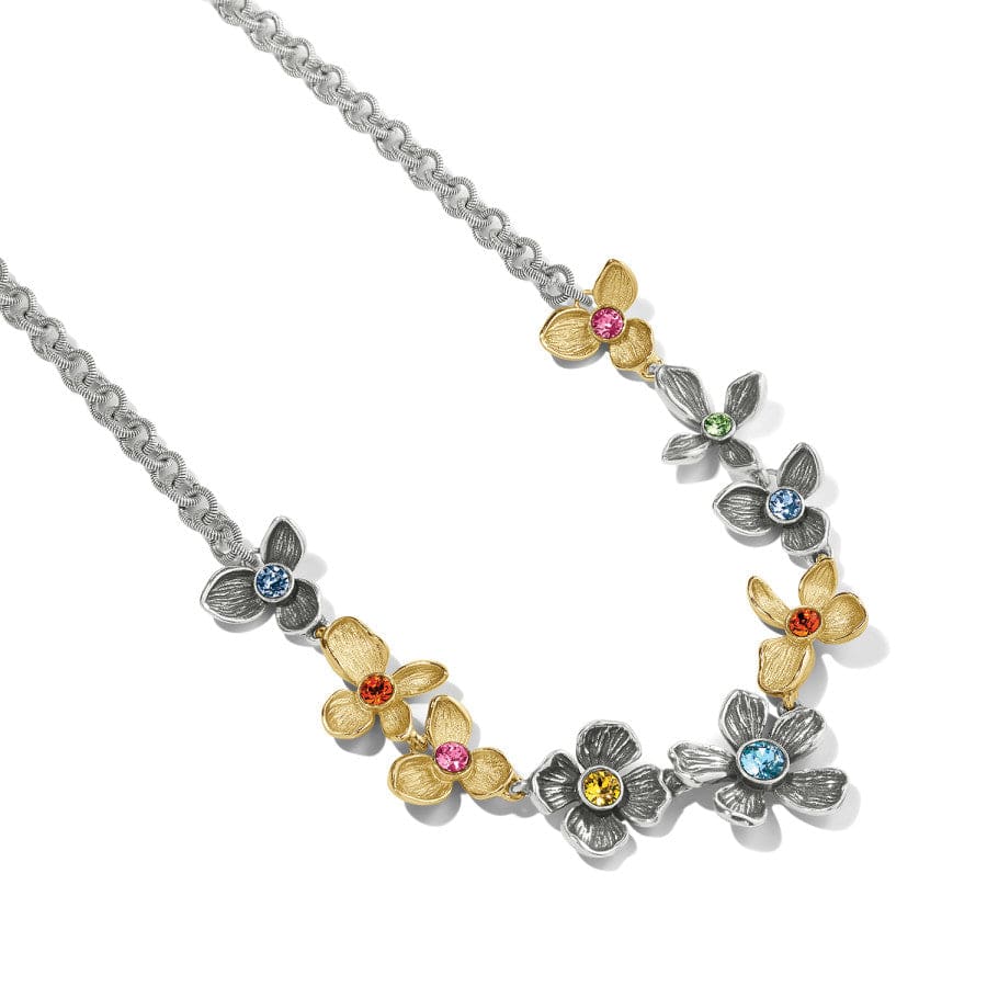 Everbloom Jardin Garland Necklace silver-gold 3