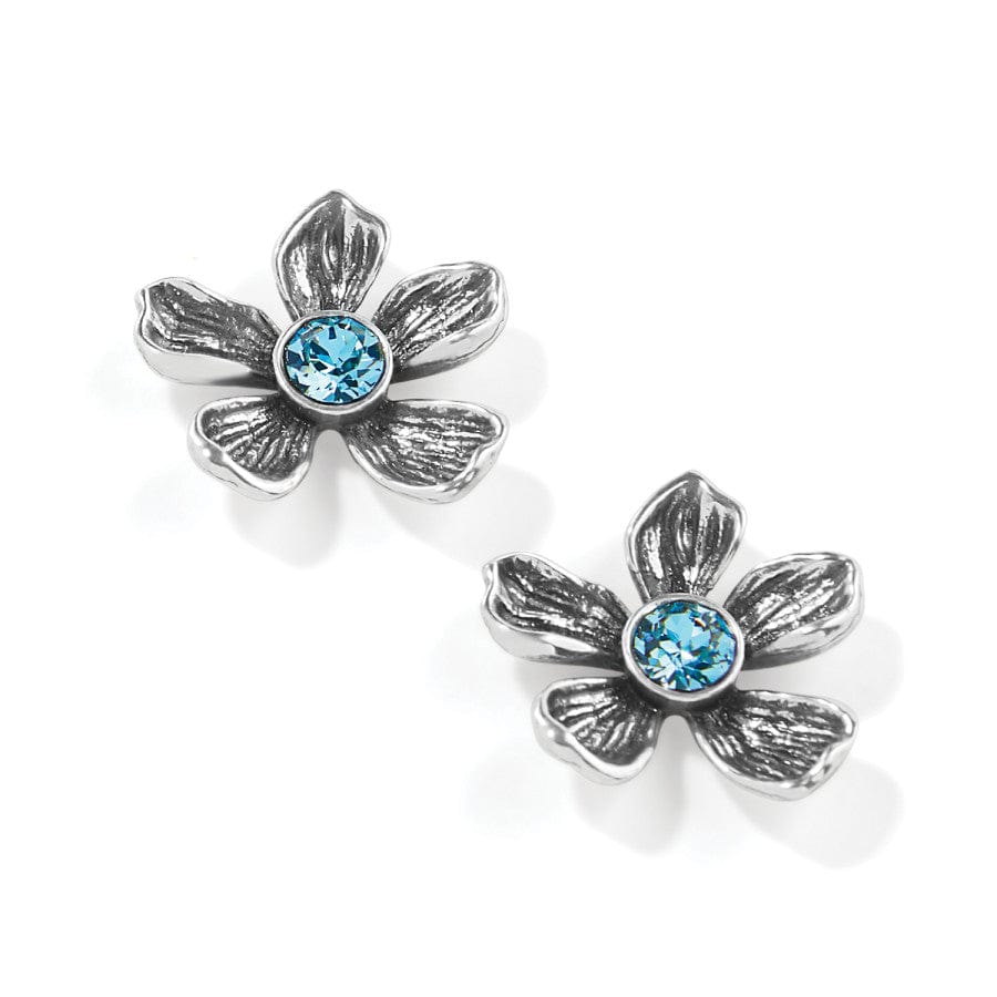 Everbloom Jardin Post Earrings silver-blue 2