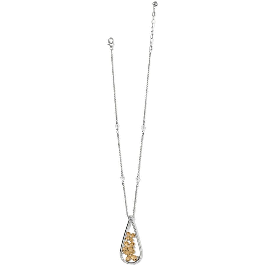 Everbloom Teardrop Necklace silver-gold 2