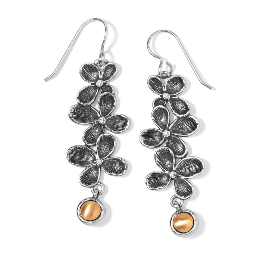 Everbloom Trio French Wire Earrings silver-gold 1