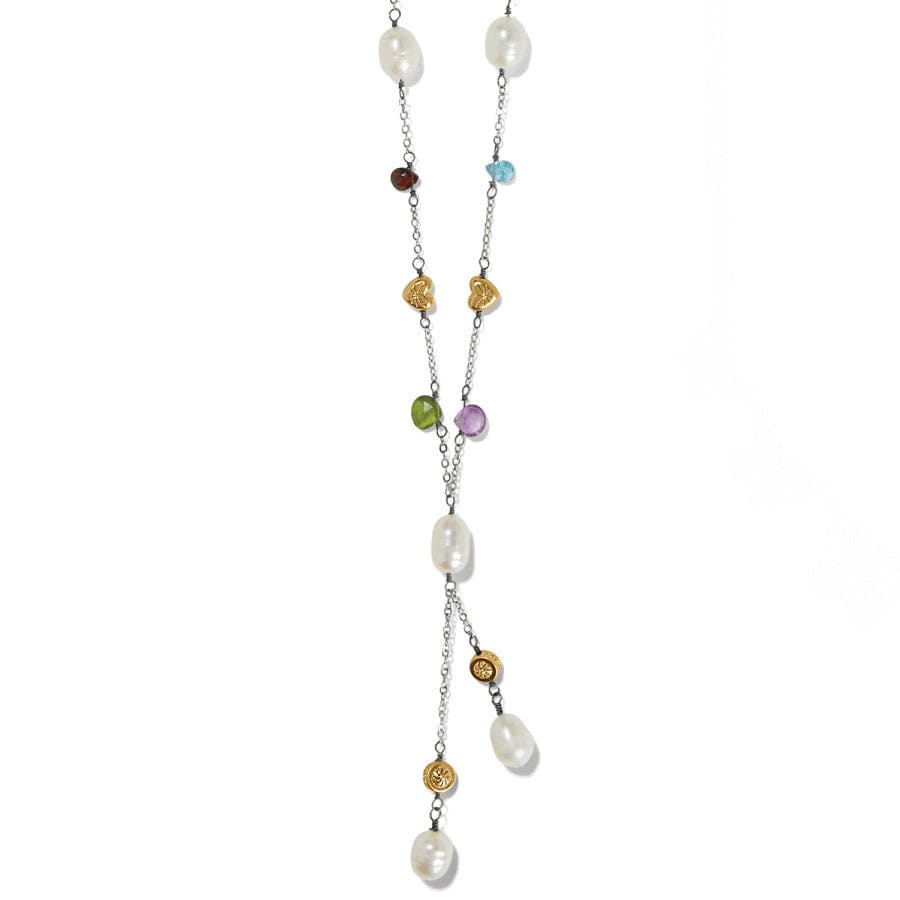 Eye Candy Pearl Short Necklace silver-pearl 1