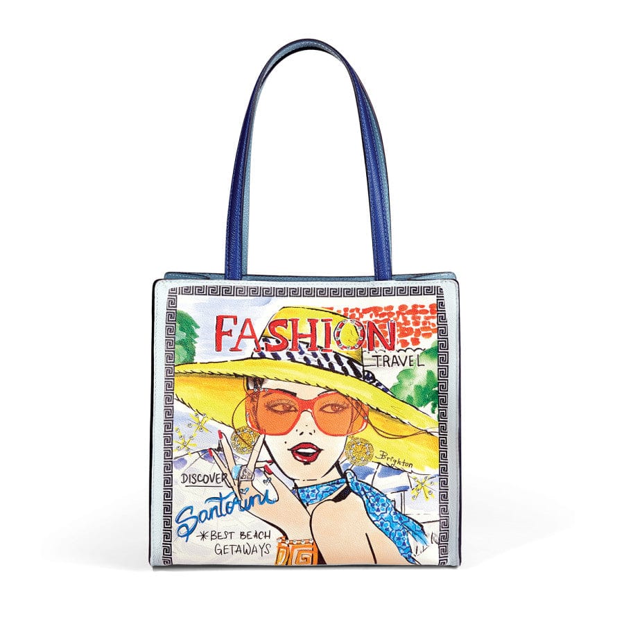 Brighton - Handbags>Totes - Fashionista Santorini Medium Tote - Multi