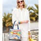 Brighton - Handbags>Totes - Fashionista Santorini Medium Tote - Multi