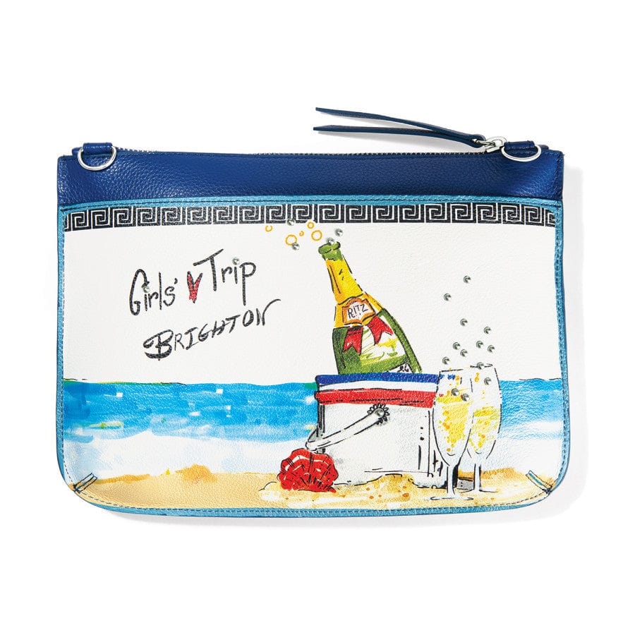 Brighton - Handbags>Cross Bodies - Fashionista Santorini Pouch - Multi