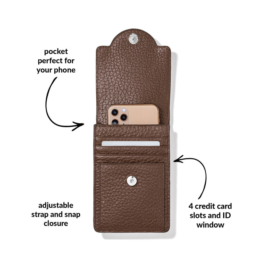 Ferrara Daytime Phone Organizer brown 7
